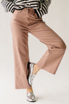 The Blaney High Rise Wide Leg Jean in Dried Rose