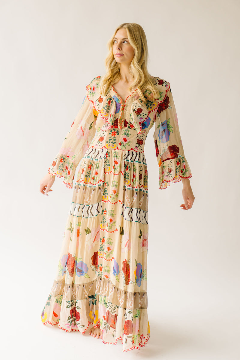 The Carnivale Maxi Dress in Cha Cha Print (PREORDER: SHIPS JULY 2025)