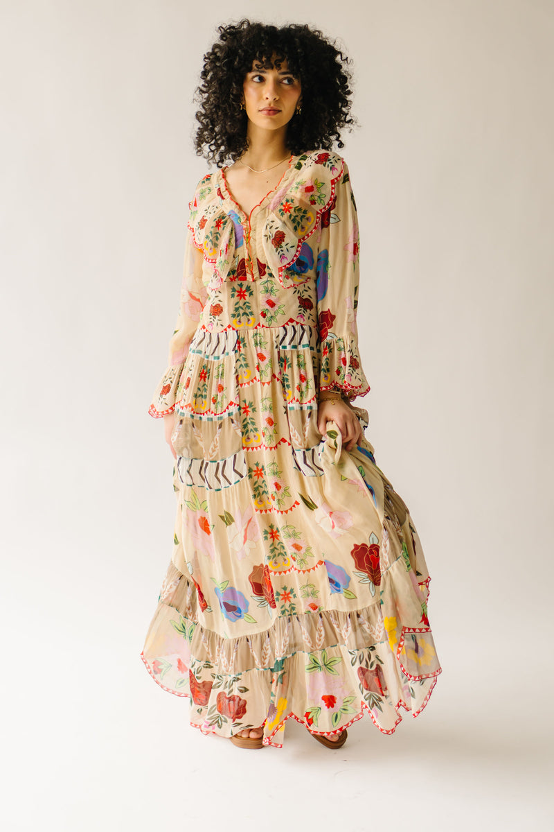 The Carnivale Maxi Dress in Cha Cha Print (PREORDER: SHIPS JULY 2025)