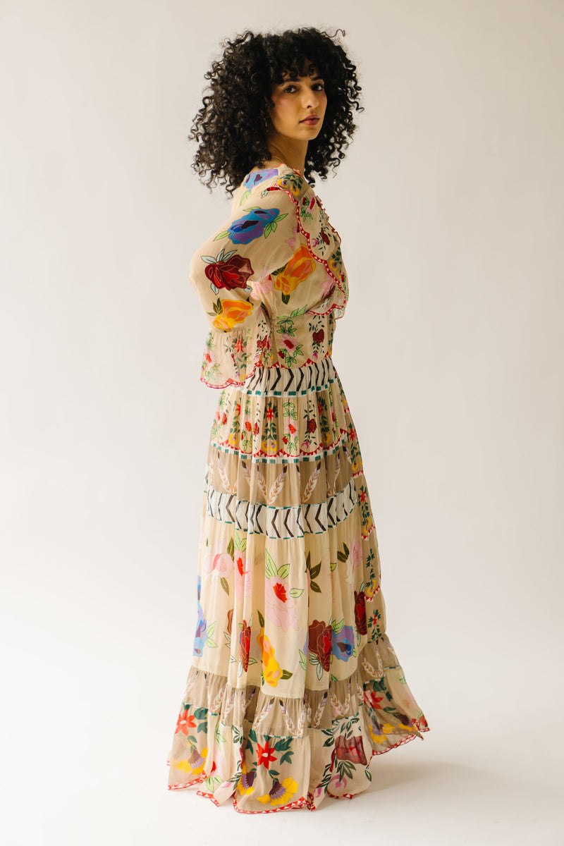 The Carnivale Maxi Dress in Cha Cha Print (PREORDER: SHIPS JULY 2025)