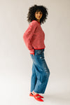 The Wolfert Distressed Ankle Barrel Jean in Medium Denim