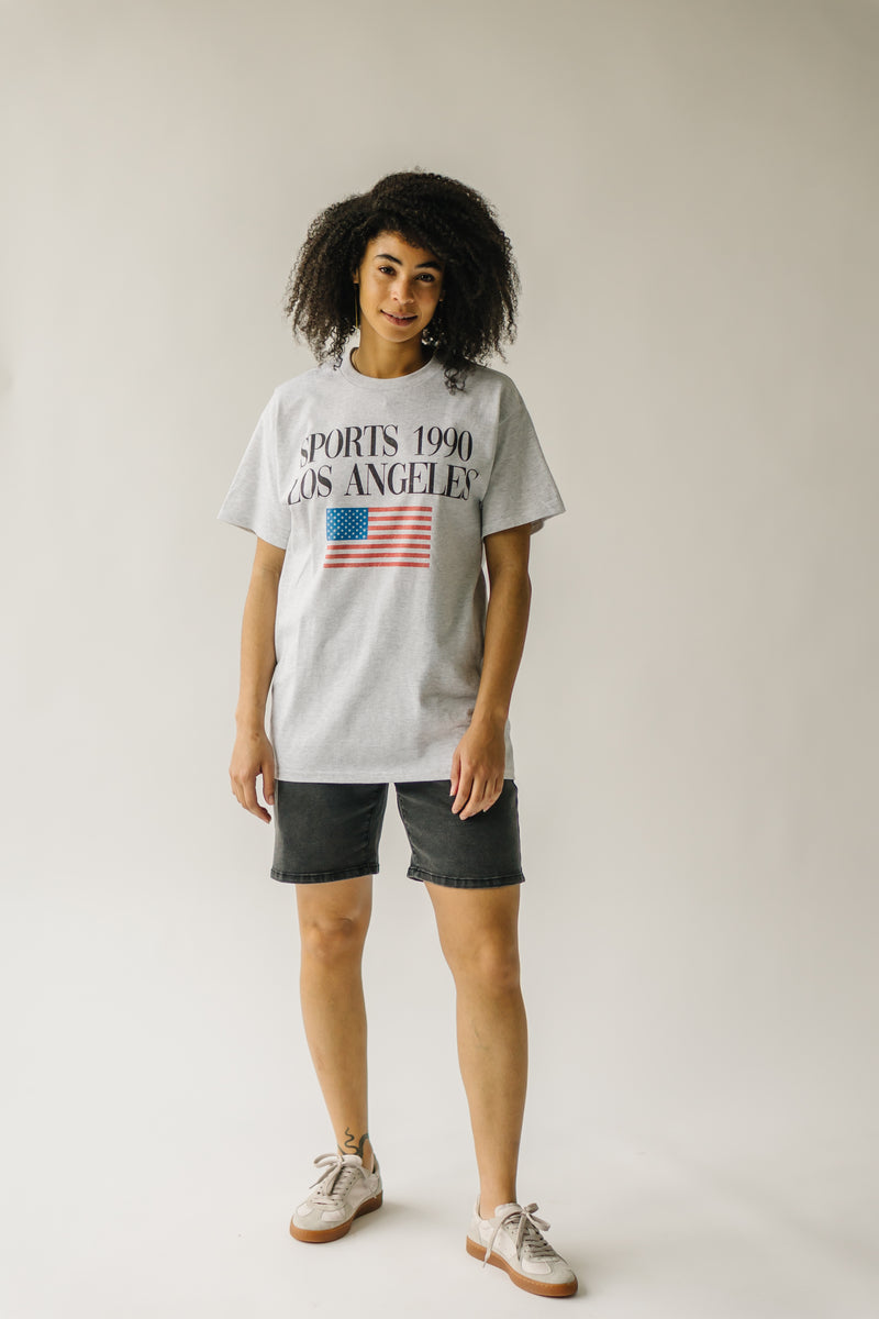 The Sports 1990 Graphic Tee in Ash Gray