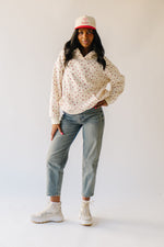 The Pinkston Cherry Bow Sweatshirt in Ivory