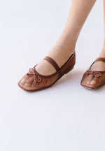 Coconuts by Matisse: Bronx Ballet Flat in Brown