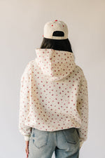 The Pinkston Cherry Bow Sweatshirt in Ivory