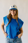 The Gerken Muscle Tee in Royal Blue