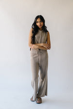 The Chamberlain Knit Pant in Taupe