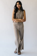 The Chamberlain Knit Pant in Taupe