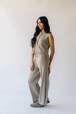 The Chamberlain Knit Pant in Taupe