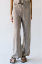 The Chamberlain Knit Pant in Taupe