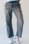 The Ellett High Rise Barrel Jean in Deep Grey