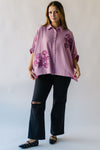 The Laila Dolman Sleeve Blouse in Lipstick Pink