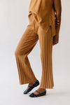 The Kadie Blouse + Pant Set in Hazelnut