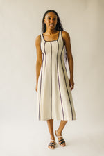 The Franken Linen Midi Dress in Natural