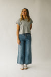 The Davian High Waisted Jean in Washed Denim