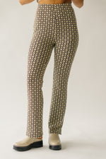 The Hatchell Patterned Pant in Black Multi