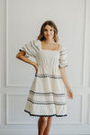 The Dawn Tiered Dress in Dream Cloud