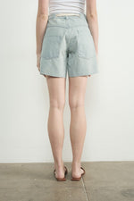 The Templin Barrel Denim Short in Stripe (PRE-ORDER: SHIPS IN 1-2 WEEKS)