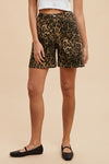 The Wagler Bermuda Mom Short in Leopard