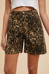 The Wagler Bermuda Mom Short in Leopard