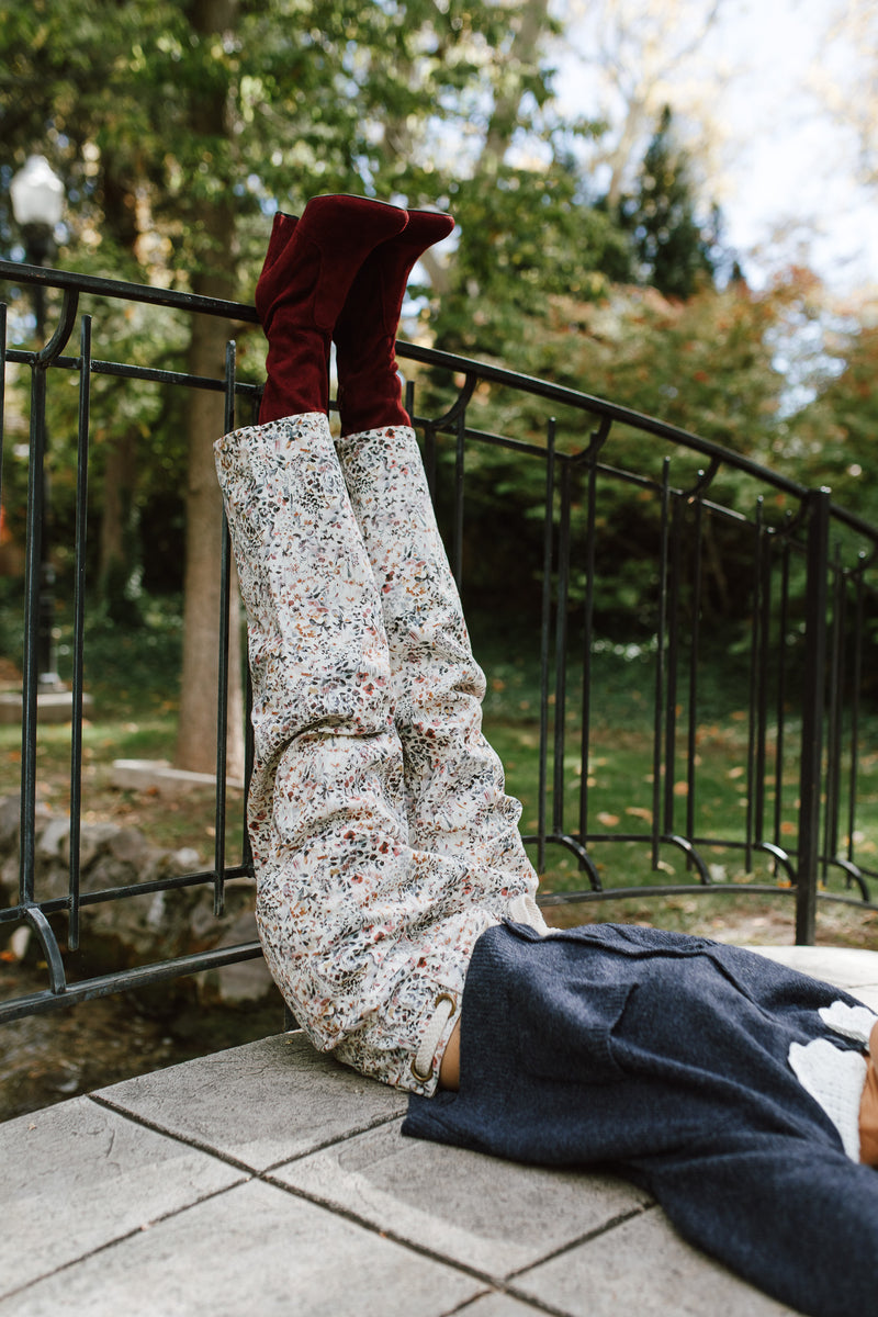 The Ashlin Printed Pant in Wild Flowers