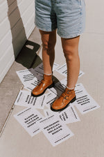 Free People: Isla Moto Boot in Caramel Cafe
