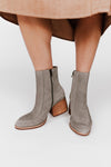 The Cantley Boot in Taupe Suede