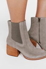 The Cantley Boot in Taupe Suede