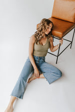 The Derek High Rise Wide Leg Jeans in Light Denim