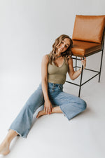 The Derek High Rise Wide Leg Jeans in Light Denim