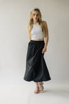 The Jolynn Flare Maxi Skirt in Black