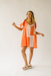 The Maysville Colorblock Dress in Orange Multi