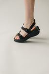 Chinese Laundry: Cashy Casual Sandal in Black
