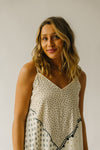 The Hurley Patterned Tank Dress in Cream