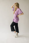 The Catch Me Graphic Tee in Lilac