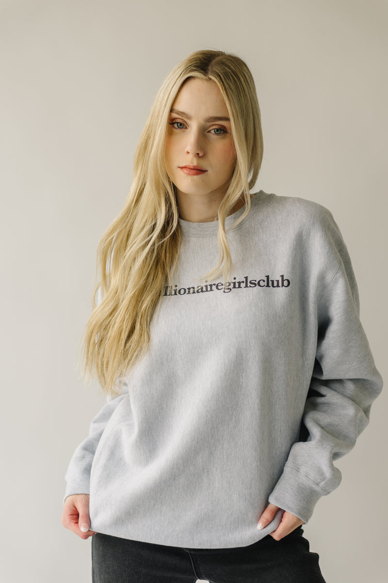The Billionaires Club Graphic Pullover in Heather Grey