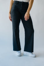 The Cleaned Up Jack Wide Leg Jean in Black