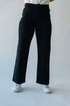 The Cleaned Up Jack Wide Leg Jean in Black
