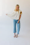 Free People: We The Free MVP Tee in Vintage White Combo