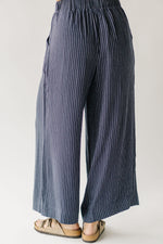 The Jackman Striped Pant in Dusty Blue