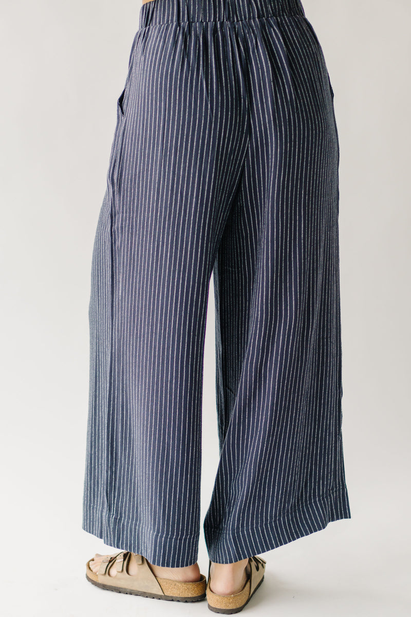 The Jackman Striped Pant in Dusty Blue