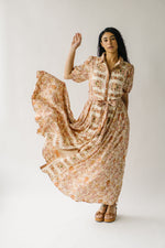 The Duxbury Floral Maxi Dress in Vintage Cream