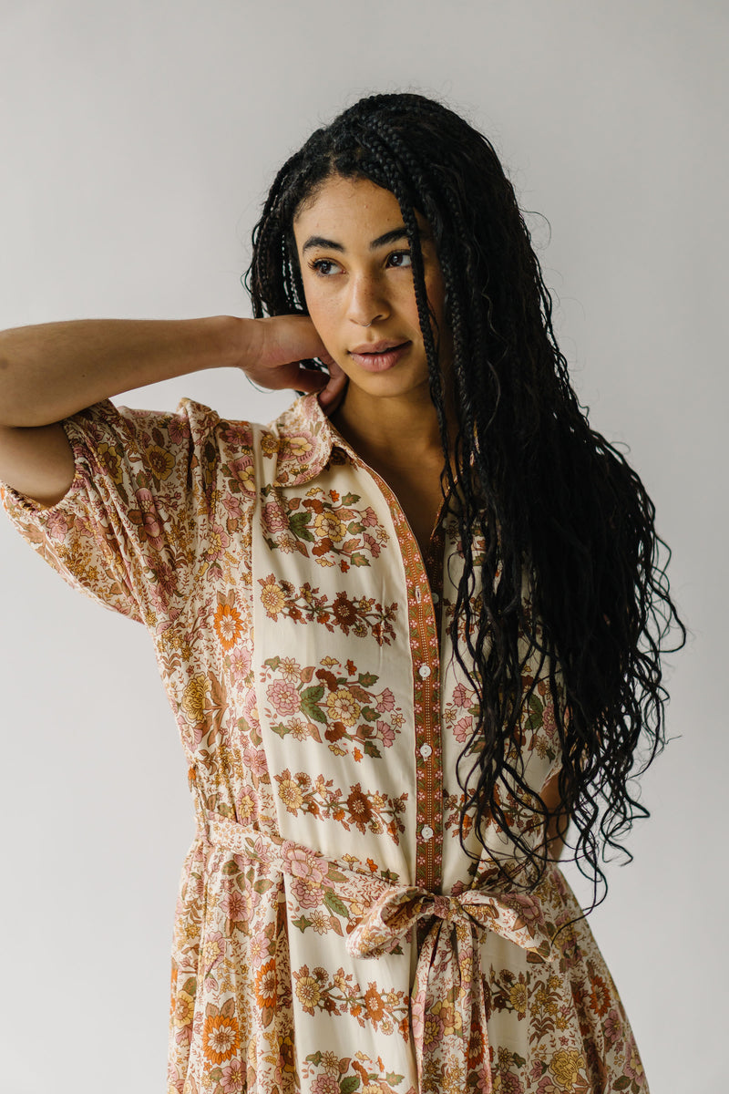 The Duxbury Floral Maxi Dress in Vintage Cream