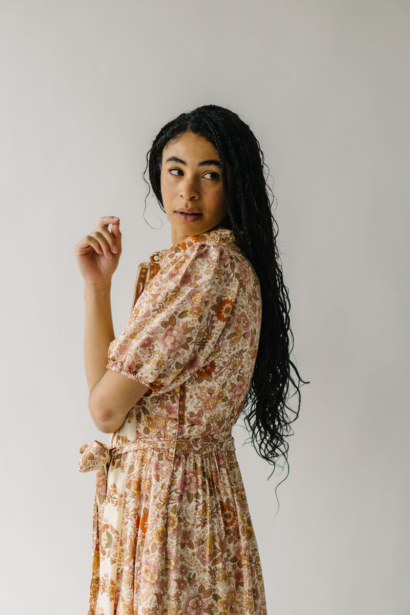 The Duxbury Floral Maxi Dress in Vintage Cream