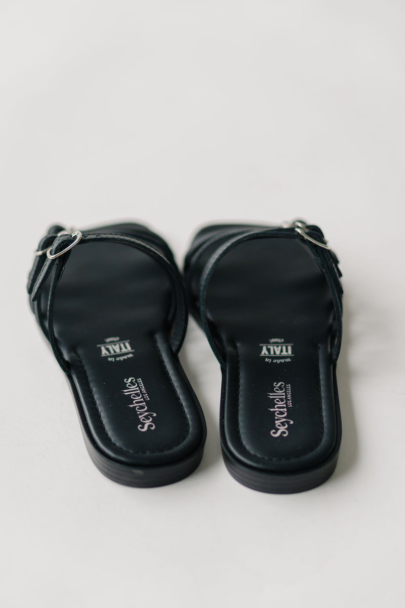 Seychelles: Persuasion Sandal in Black