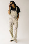 The Dreyling Floral Patterned Overall in Cream + Black