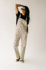 The Dreyling Floral Patterned Overall in Cream + Black