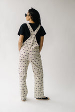 The Dreyling Floral Patterned Overall in Cream + Black