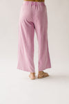 The Allen Mineral Washed Knit Pant in Antique Rose