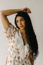 The Einerson Collared Floral Dress in Vintage Rose